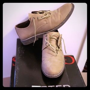 Men's olive green shoes